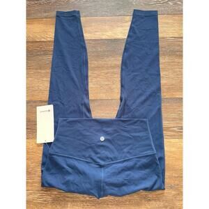 Lululemon Align High Rise 28” Blue Twill Size 8 NWT